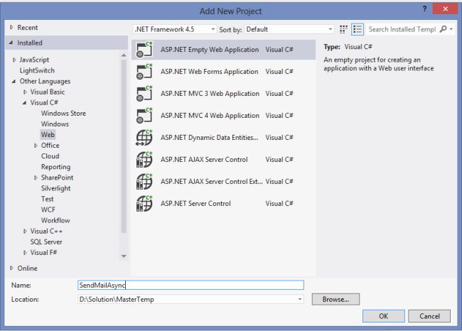 Create a new project